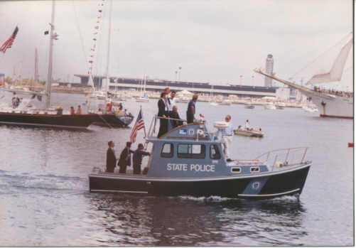 State Police Patro Boat